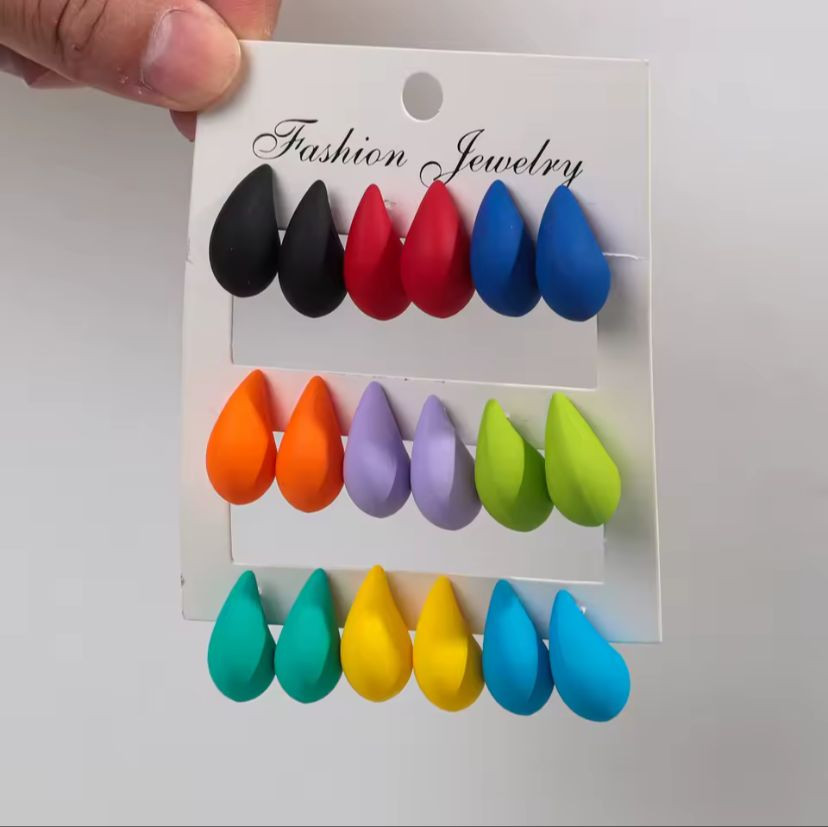 lot de boucles d'oreilles