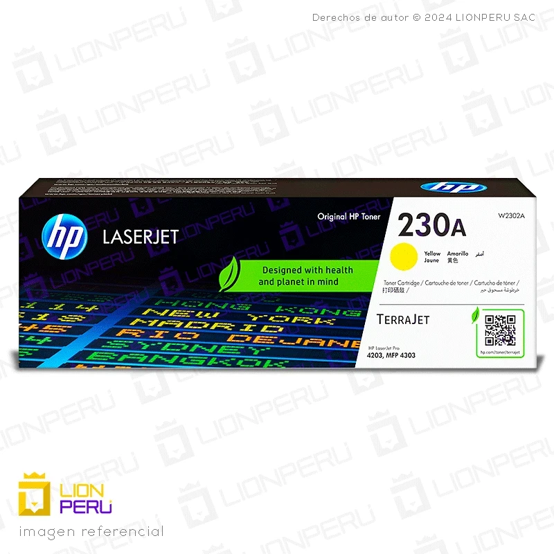 TONER HP 230A JAUNE